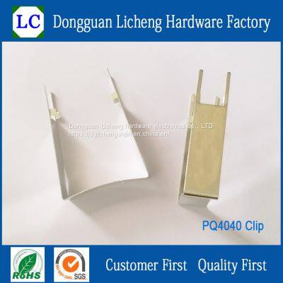 PQ4040 CLIPS，PQ4040 transformer clmaps,PQ4040 core clip,Phosphor copper, tin plating on the surface.