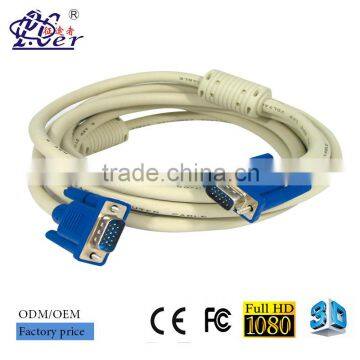 1.8m 6 feet 3 4 vga cable to connect laptop to tv