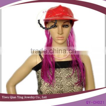 fashion red wig cap hairstyles