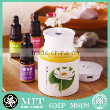 Mini USB ceramics aromatherapy fragrance oil portable nebulizer