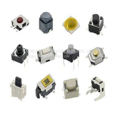 TS-D019 High Temperature Resistance Momentary Tact Switch SMD Soldier Type for Vertical Press