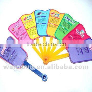 New style plastic promotional PP fan