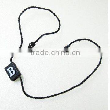 Custom hangtag/ string seal plastic tag for garment with factory price                        
                                                Quality Choice