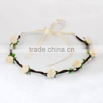 wholesale pressed artificial flower headband