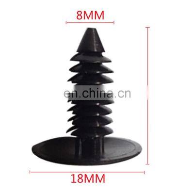 100PCS Nylon Bumper Fastener Rivet Clips Auto Fender Bumper Shield Retainer Clips 8mm Hole Auto Body Clips photo-3