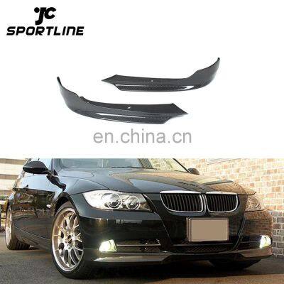 P Style Carbon Fiber Front Splitter for BMW E90 LCI 2009 2010 2011