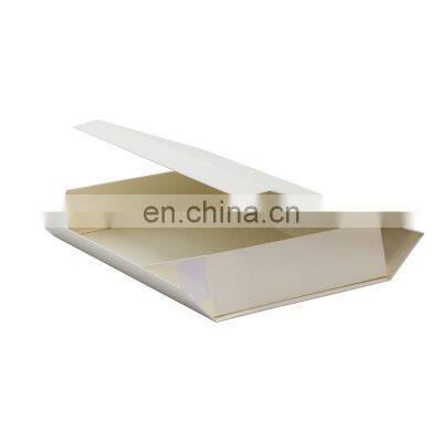 Ready Stock Shallow Ivory Color Custom Printing Magnetic Packaging Gift Box Wholesale photo-5