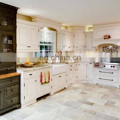 White shaker mdf modern door kitchen cabinet