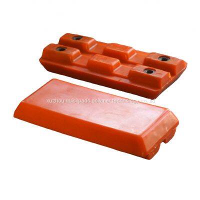 Poly Rubber Track Pads, Rubber Pads for Crawler Machinery