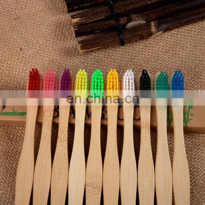 Unique Branded Black Custom Manual Cute Wireless Nylon I Shape Adults Whitening Organic Wooden Toothbrush