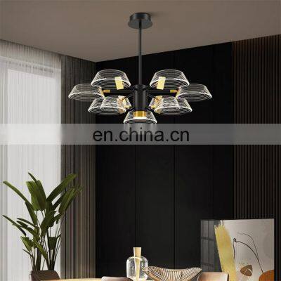 Factory Direct Indoor Fashion Living Room Bedroom Decoration LED Acrylic Modern Pendant Light