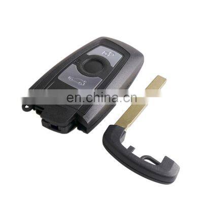 3/4 Button Smart Car Key Shell Cover For BMW CAS4 3 5 7 Series E90 E92 F10 F20 F30 X5 Keyless Entry Remote Key Fob Case