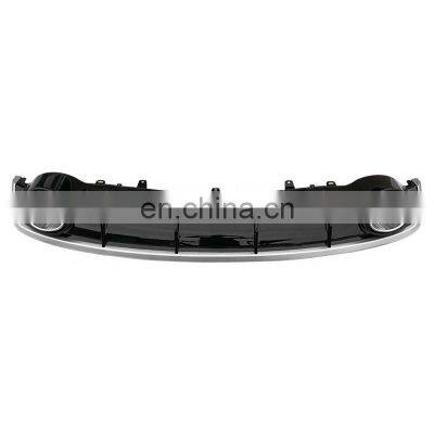RS7 Diffuser With Tailpipe for Audi A7 Ordinary Edition Refit to Audi A7 RS Line High Quality Rear Bumper Diffuser 2016-2018 photo-3