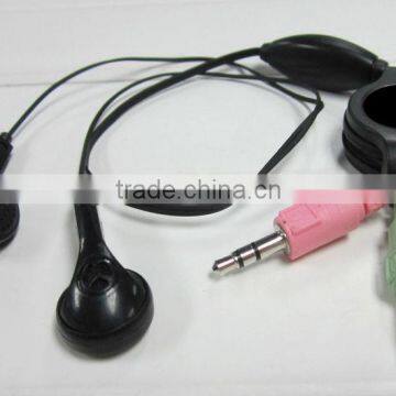 Retractable earphones With Mic for Computer