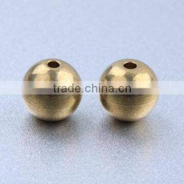 fashion Jewelry findings Smooth Brass Beads