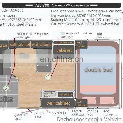 Luxury Rv Caravan Motor Homes Off Road Mobile House Travel Trailer Australia Caravan Camper for Family photo-2