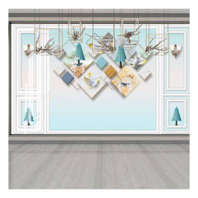 High Grade Luxury Interior Wall Decorative Wall Mural Bamboo Wall Panel Mold For Home Decor Dropshipping photo-2
