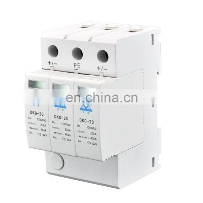 SPD T1 T2 limp 4.5kA Class B+C 1500V Surge Protector SPD DC