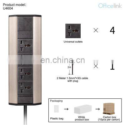 Universal Socket for Kitchen Corner With Metal Housing photo-3