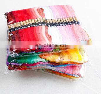 Cross Stitch Polyester Reflective Metallic Embroidery Thread 200pcs Embroidery Floss With Floss Bobbins for Handmade Bracelets