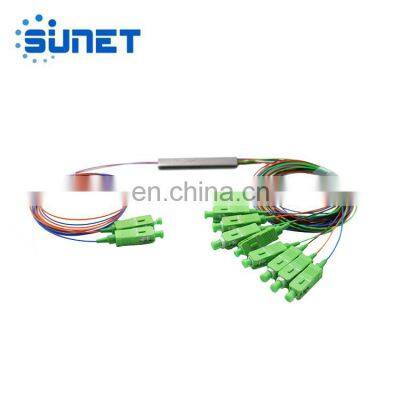 2x2 2x4 2x8 2x16 2x32 2x64 SC Steel Tube Splitter APC Cassette Wall Mini Type PLC Splitter photo-2