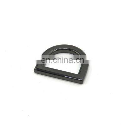 Manufacture Custom Zinc Alloy Flat Metal D Ring Iron Ring D-rings for Handbags photo-3