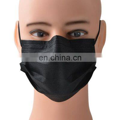 Disposable medical face mask black color