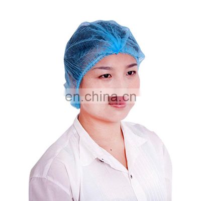 OEM Disposable Nonwoven Bouffant Mob Caps Medical elasic Clip Cap nurse Hair net strip caps