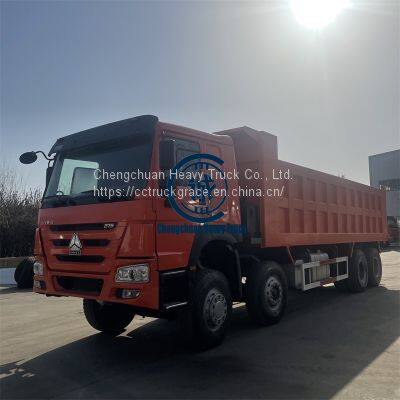 Secondhand HOWO Dump Truck Used 8X4 Dumper For Sale