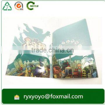 a4 cusomized pp plastic two pocket file folder