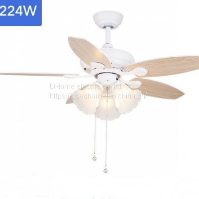 Variable Frequency+rope Dimming Ceiling Fan Ceiling Light（Wechat:13510231336）