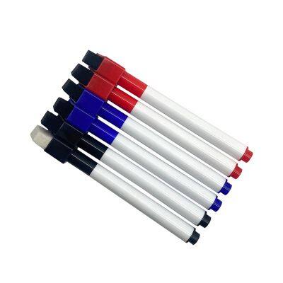 Wholesale Best Wet Erasable Magnetic Whiteboard Marker Pen White Board Marker With Eraser for School photo-2