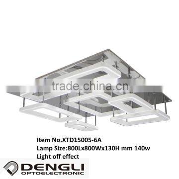 Modern Simple Square Acrylic Led Ceiling Light for Living Room Dinning Room Home Villa Hotel photo-2