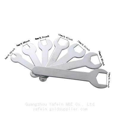 Simple Stamping Open Wrench 5-24mm Disposable Sheet Open Small Plate Hand DIY Small Tool photo-2