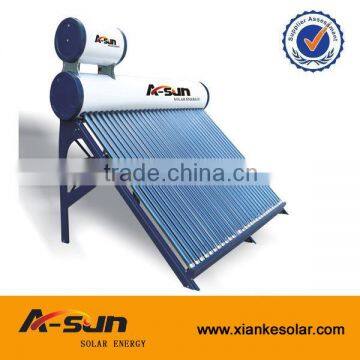 Exclusive design Pre-heated pressurized solar water heater with assistant tank