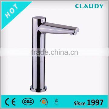 Long Neck Basin Automatic Sensor Faucet With Hot and Cold Water in America