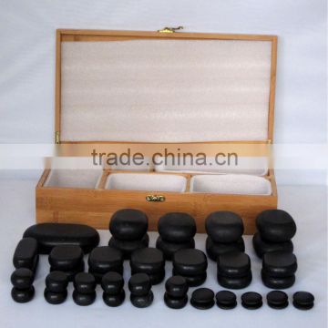 Hot stone therapy, 45pcs/set from Guangzhou factory