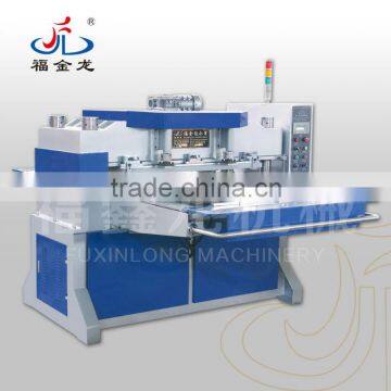 Duplex working position hydraulic plastic hole puncher