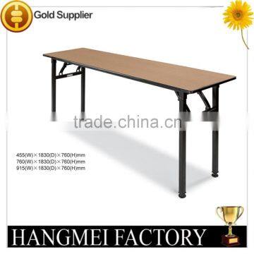 high quality melamine table top with metal frame