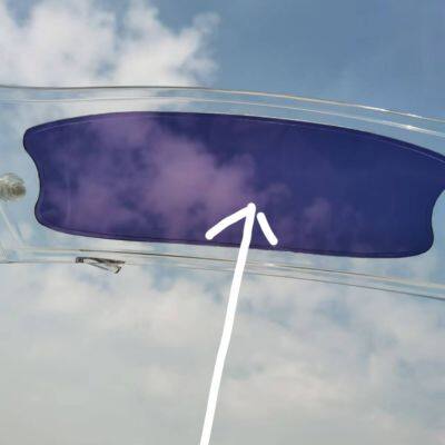 Super Clear Vision Outer Using Helmet Film With UV Protection and Anti Scratch OEM Design Pack photo-3