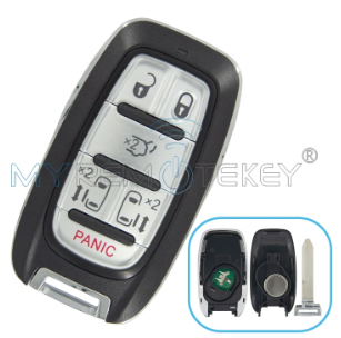 FCC M3N-97395900 Smart key 6 button 433mhz Hitag-AES 4A chip-NCF29A1M for 2017-2021 Chrysler Pacifica PN 68241532 AC