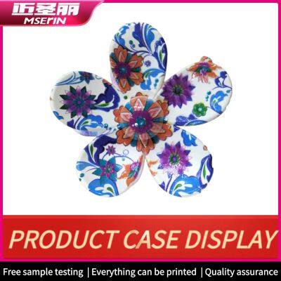 Exquisite Irregular-Shaped Hair Clips with Custom UV Printing & High-Drop Design