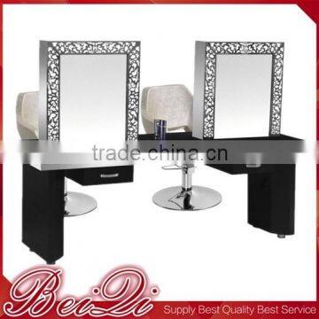 Beiqi 2016 Newest Luxurious Salon Mirror Station Modern Barber Shop Salon Makeup Mirror Salon Furniture