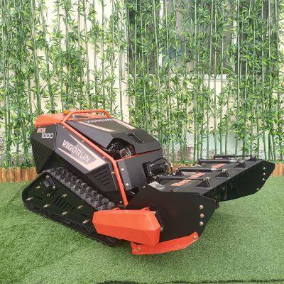 Compact Industrial Grade Gasoline Powered Remote Control Lawn Mower With 1000mm Cutting Width and Crawler Walking photo-2