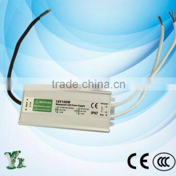 AC to DC Outdoor Waterproof led power supply 12V 100w IP67