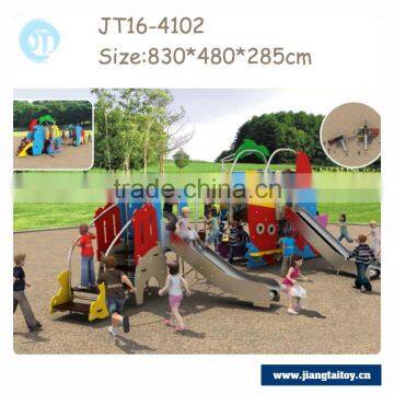 Cheap popular PE board children school outdoor playground equipment