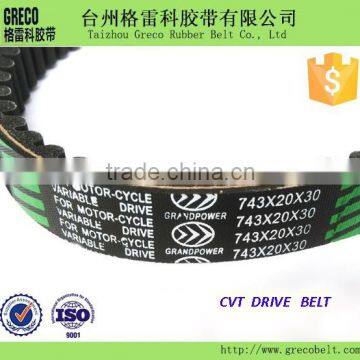 motorcycle variable speed v belts 743*20