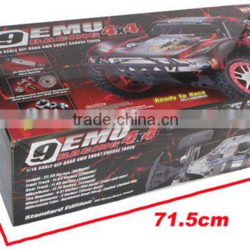 Minitudou High Speed Car Large 2.4G 4D RC Brush Monster 1/10 Electric Short Course Truck 1:10 Scale Model Trucks photo-6