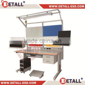 Multifuction lab work tables of with back panel (Detall)