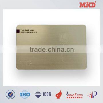 MDC1397 manufacturer cheap metal business card stainless steel metal card